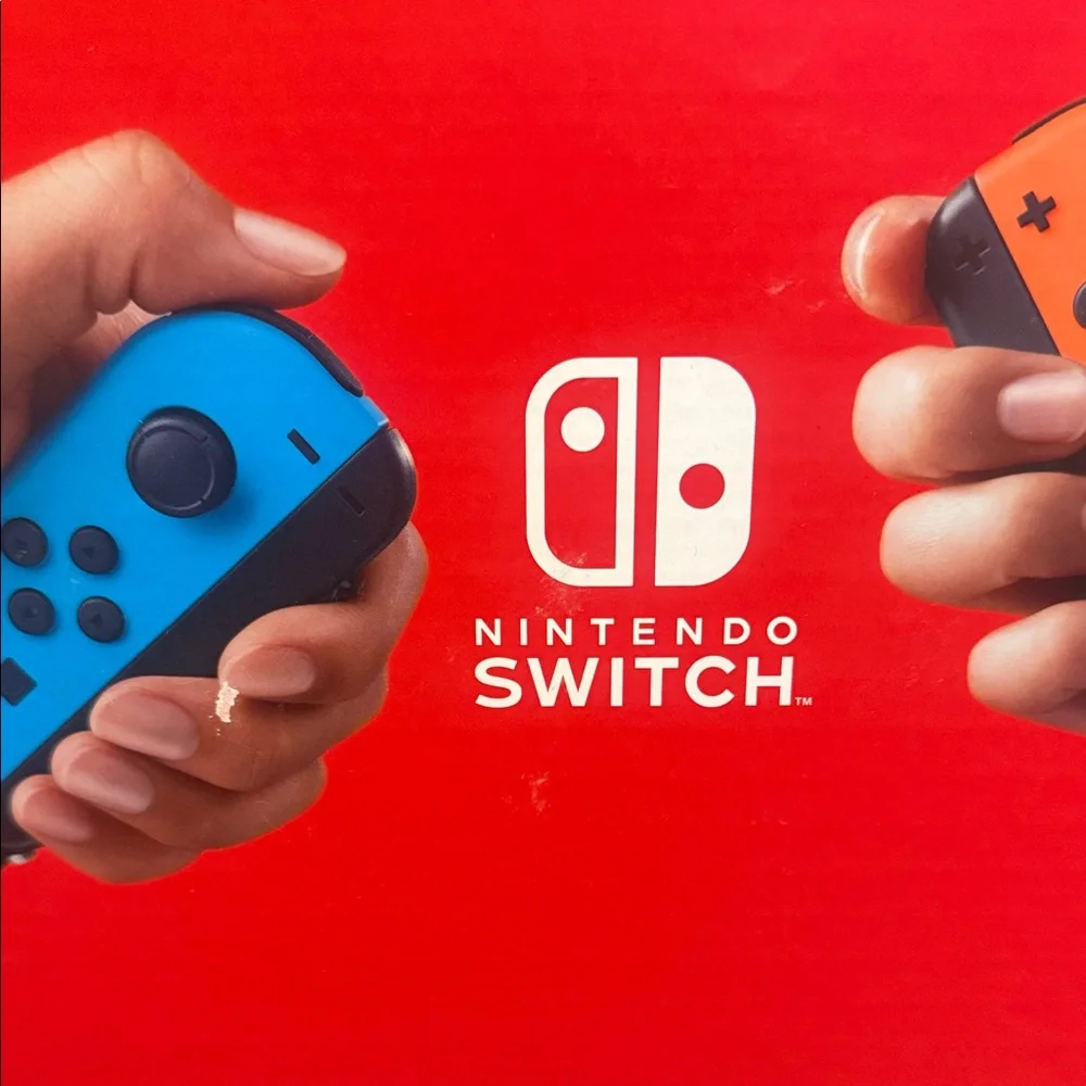 Nintendo Switch Console - Bright Red and Blue